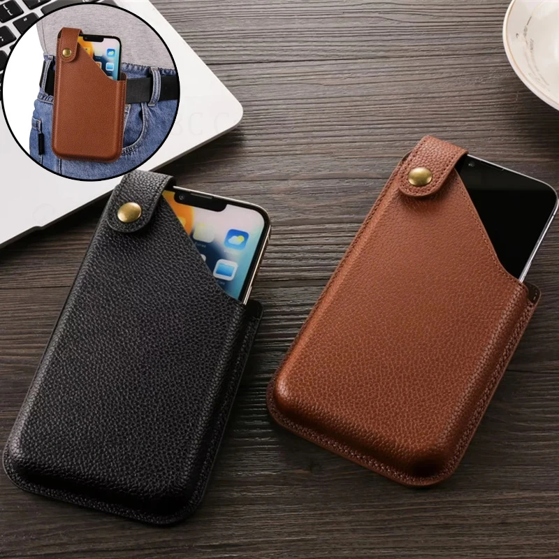 

Vertical Cover Leather Phone Pouch For Oppo Realme 15x 15T 14T 14 13 12 Lite 11 10 Pro Plus Universal Waist Bag Phone Belt Case
