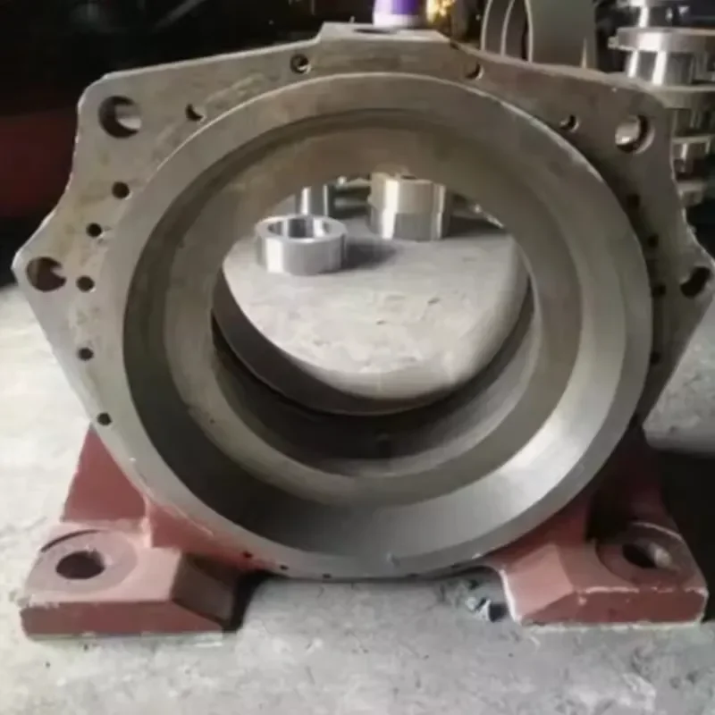 Premium Quality Large Cast Iron Bearing Housing for Turbine Spares, High Strength & Excellent Wear Resistance