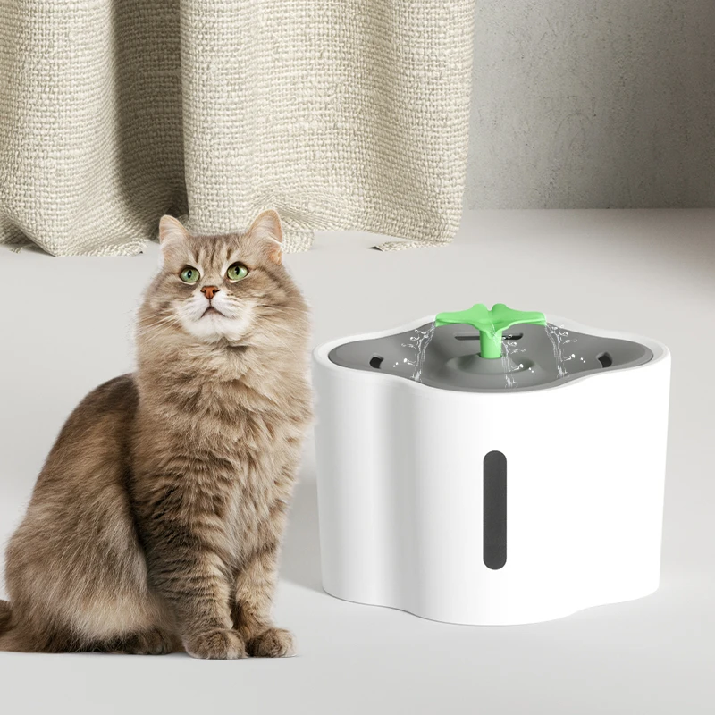 Hot Sale Eco-Friendly Automatic Electric Cat Water Fountain Dispenser with USB Charger 3L Capacity
