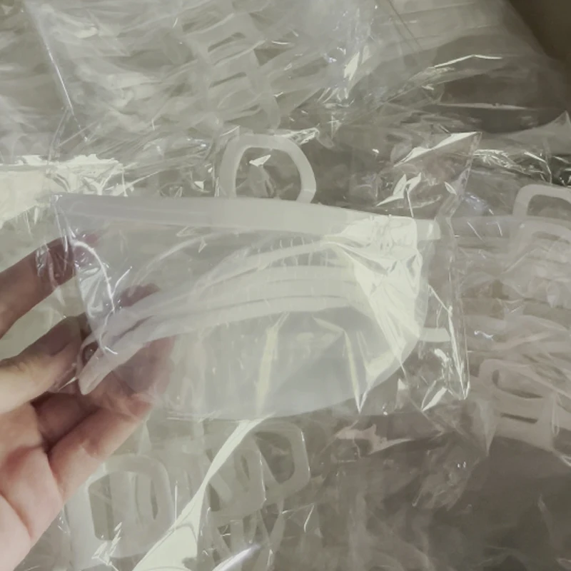 Anti-Fog Transparent Masks, 5pcs Saliva-Proof Hygiene Safety Masks for Tattoo, Catering, Beauty Shops, Waiters & More