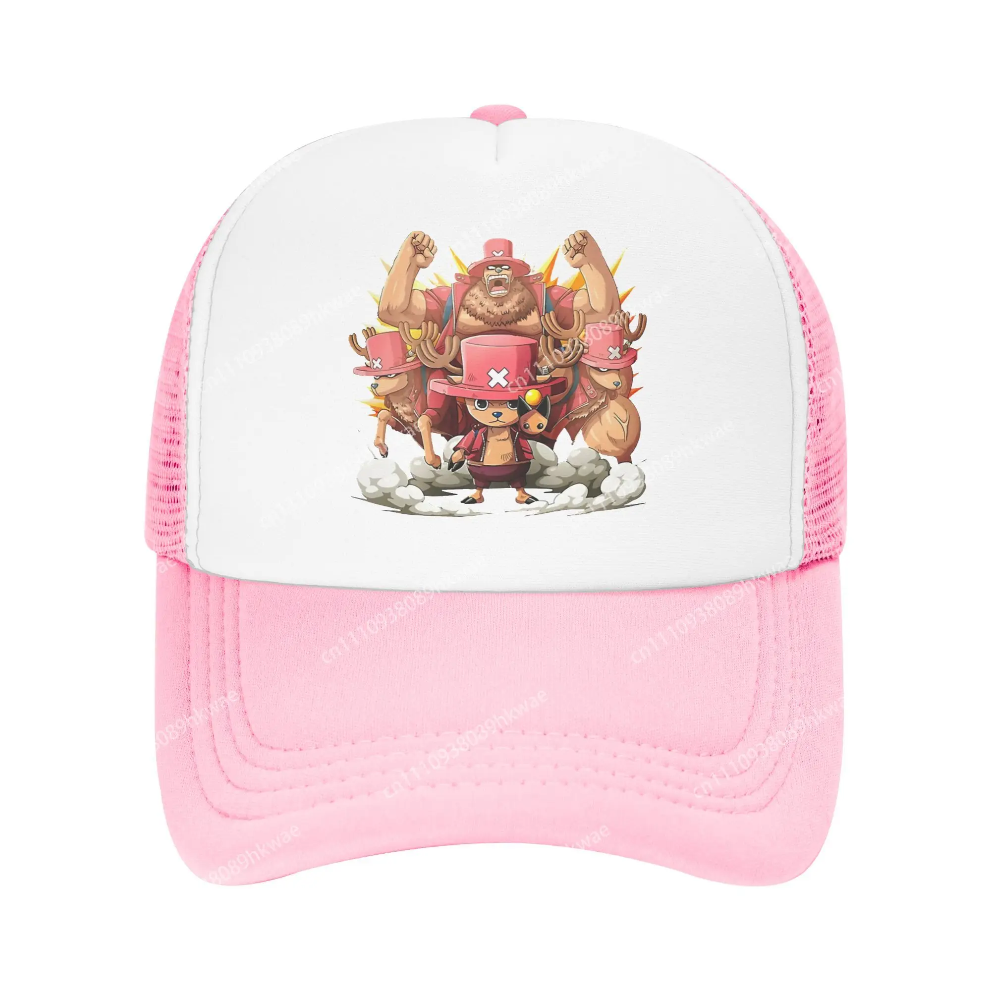 Bright Straw Hat Doctor Devil Fruit Power Tony Tony Chopper Mesh Baseball Caps Men Sport Trucker Hat one-pieces   Summer Cap