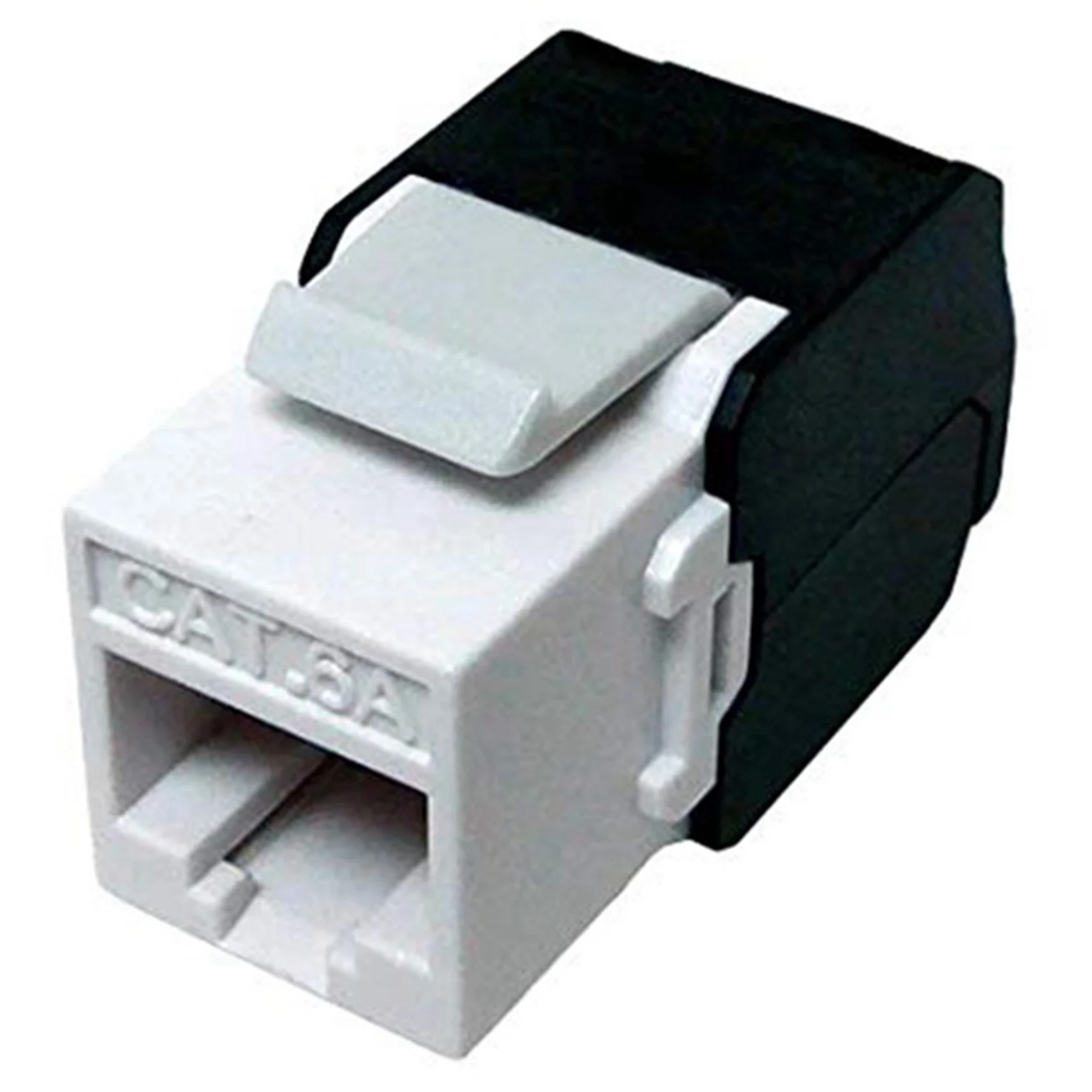 【USB-C Cable】50-Pack Cat6a RJ45 Keystone Jack - Cat6 Compatible -180 Degree Toolless -Ethernet Wall Jack -Cat6a Network Coupler