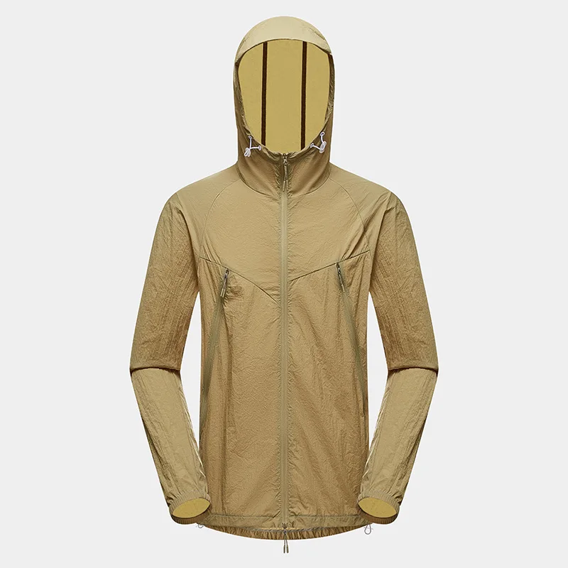 Men Ultra-Light Jacket UV Anti-ultraviolet Cycling Coats Windproof Quick Dry Windbreaker UPF70+ Travel Climbing Coats Summer