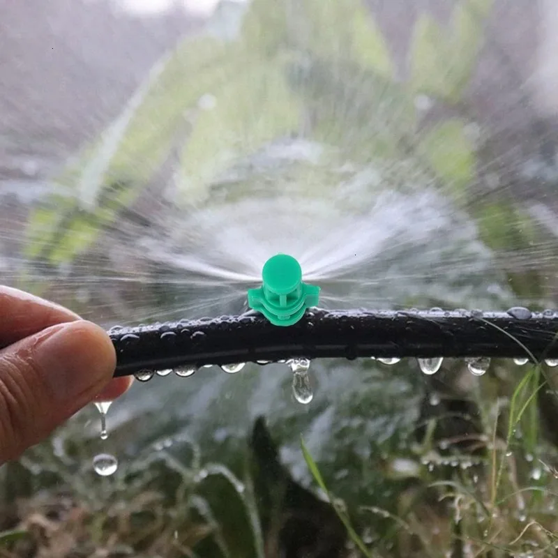 90/180/360° Watering Misting Nozzle Micro Garden Lawn Sprayer Greenhouse Flowers Sprinklers Head Atomizing Irrigation Dripper