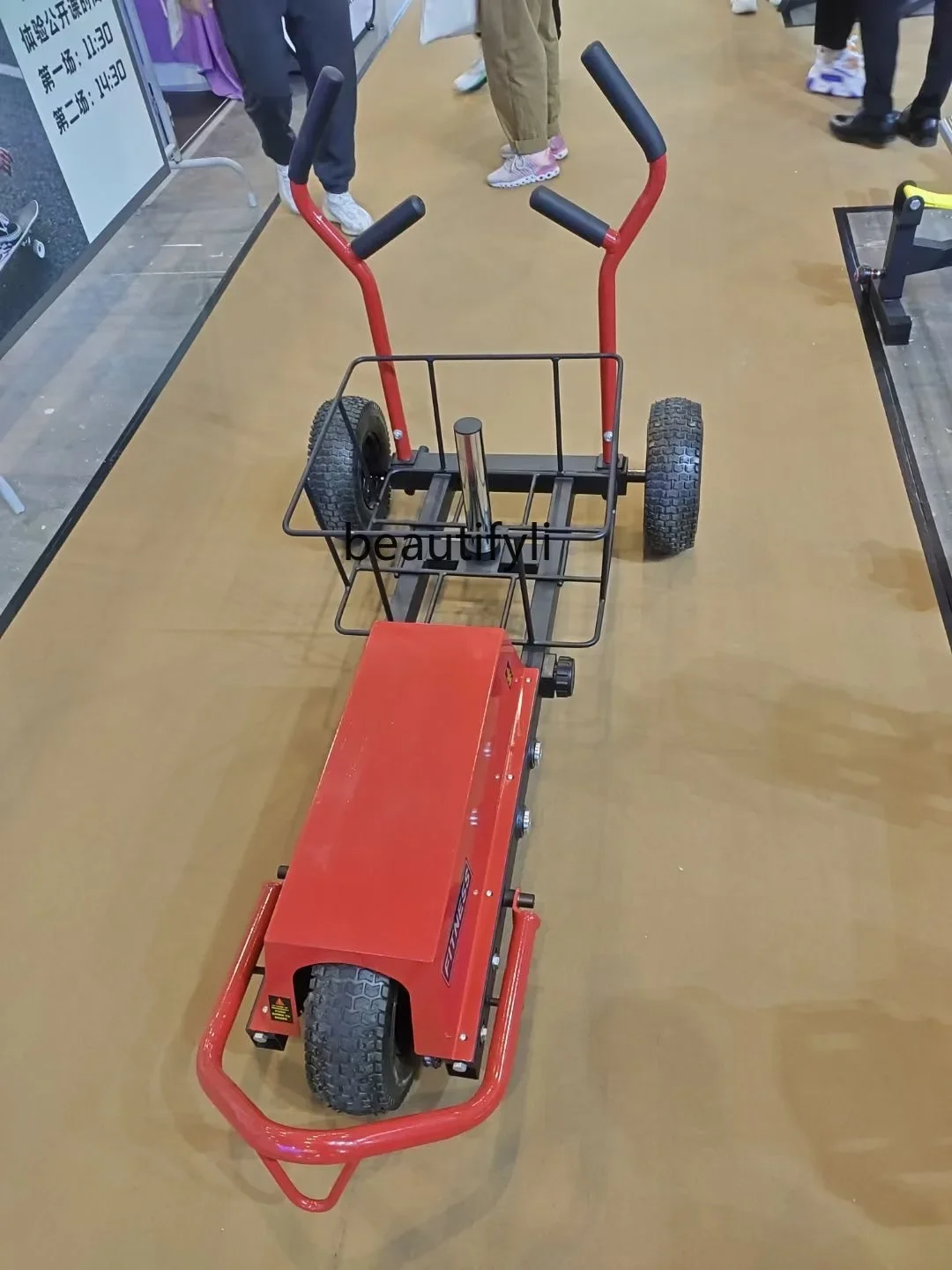 

Gym special multi-functional weight training cart endurance fitness equipment