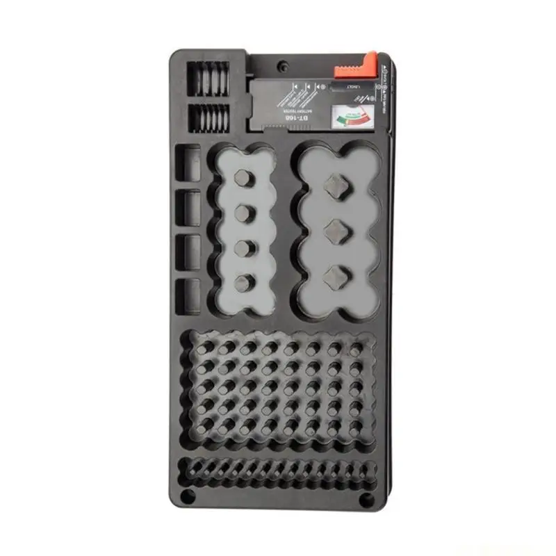 E56B Lightweight Battery Holder Case Battery Storage Box for Traveling