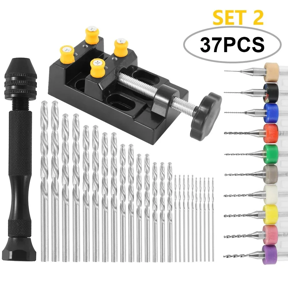 مجموعة أدوات مثقاب صغيرة من سبائك الألومنيوم مثقاب يدوي بدون مفتاح لأدوات صنع النماذج العسكرية Gundam مثقاب يدوي للحرف اليدوية