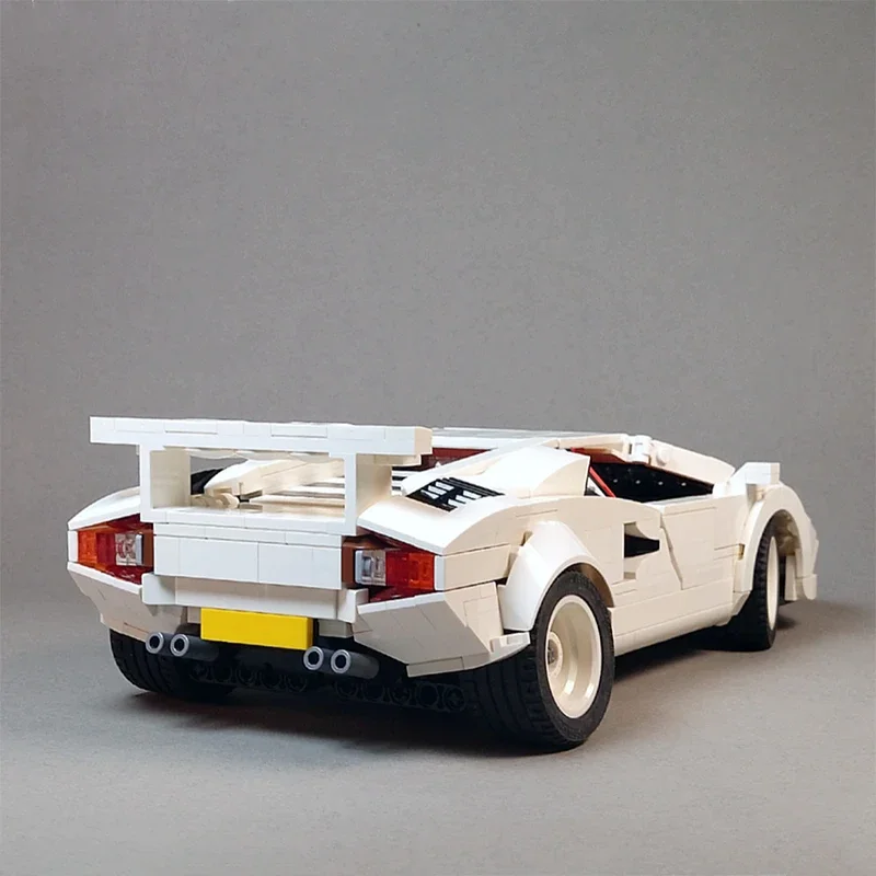 市車モデル MOC ビルディングレンガスピードチャンピオンスポーツカーカウントモジュラーテクノロジーギフト子供の休日組み立てるおもちゃスーツ