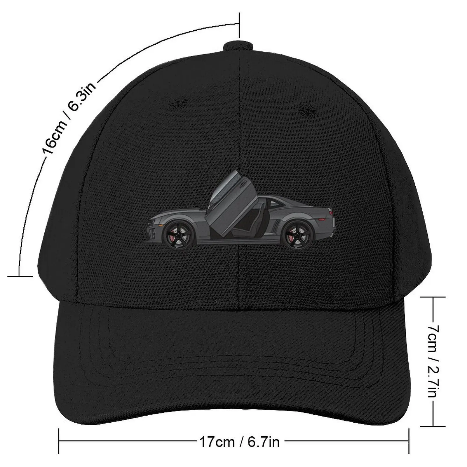 Camaro doors up Baseball Cap Hood Luxury Man Hat Rave New In Hat Hats For Men Women's