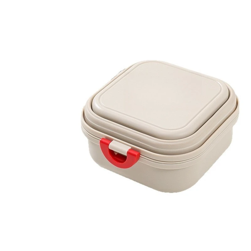 

Outdoor folding bowl, double-layer cat and dog drinking bowl, portable drinking bowl when going out