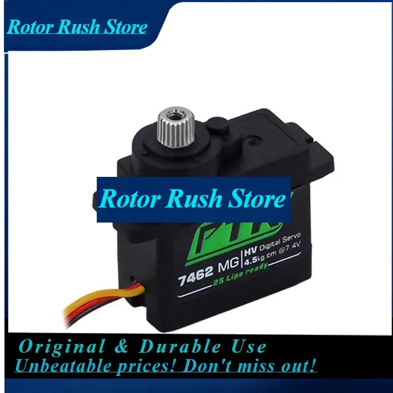 RoRuSPTK 7462/ 7462W MG 9g Metal Gear Bionic Wing/Butterfly  High Frequency 180° Digital  4.8V-7.4V For RC Model Parts