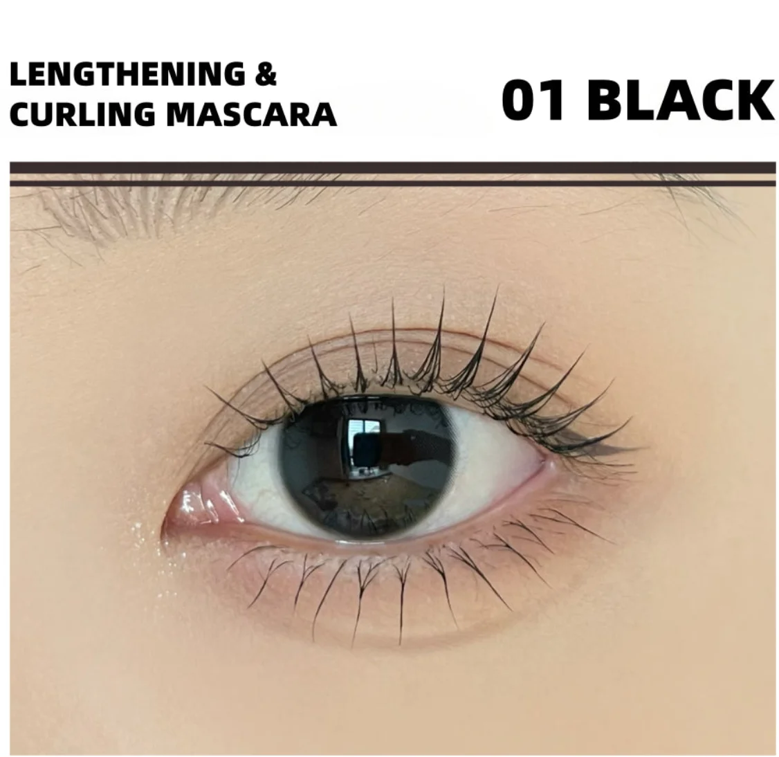 มาสคาร่า JUDYDOLL มาสคาร่าเพิ่มความยาวและดัดผม 6 กรัม ดัดผมด้วยหวีฟัน 12H เครื่องสำอางแต่งตา