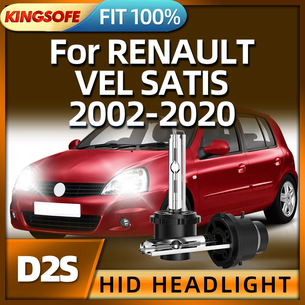 

KINGSOFE D2S Xenon HID Car Headlight 6000K Lamp For RENAULT VEL SATIS 2002 2003 2004 2005 2006 2007 2008 2009 2010 2011-2020