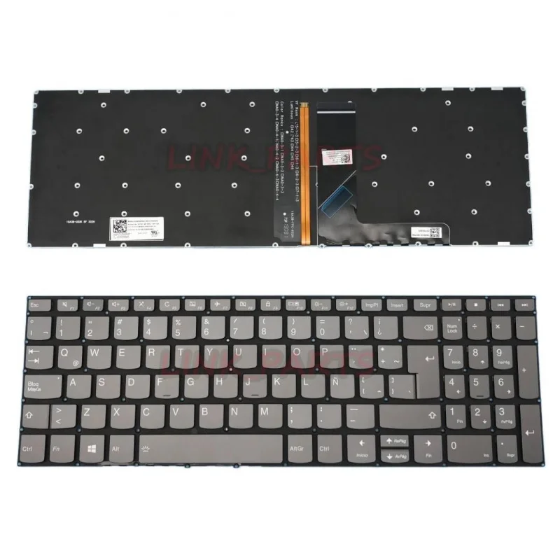 Latin Keyboard for Lenovo Ideapad V130-15IGM V130-15IKB V15 G1-IML Backlit Replacement Laptop Keyboard