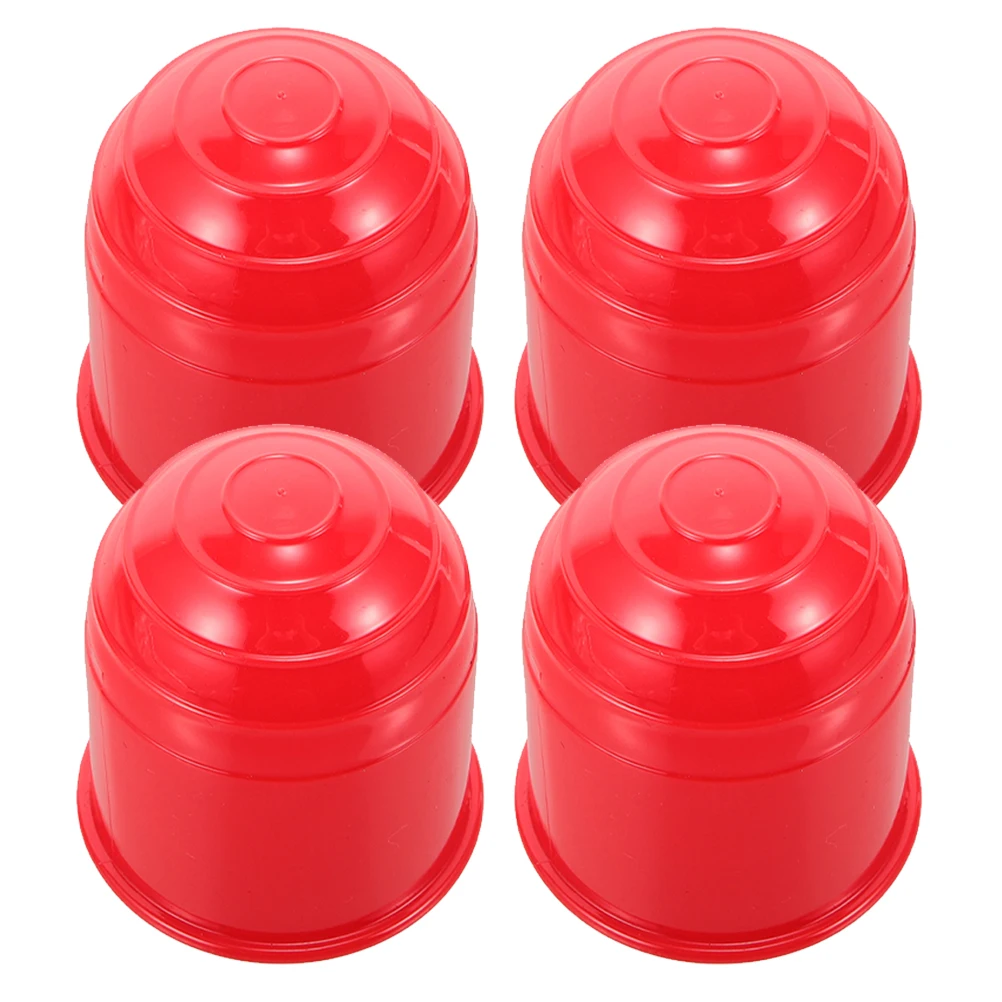 

4pcs Trailer Hitch Covers Durable Plastic Universal Tow Ball Cover Easy Install For Rv Trailer Truck Towing Accessories Hitch
