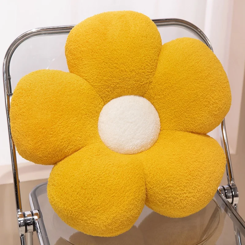 40/50/65cm Gefülltes Weiches Fünfblättriges Blumen-Plüschtier Niedliches Stuhl-Auto-Plüschkissen Büro-Schlafkissen Schönes Geburtstagsgeschenk