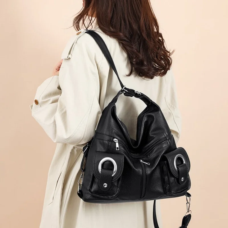 

Популярная женская сумка через плечо, женская модная кожаная дизайнерская шикарная повседневная сумка для переноски