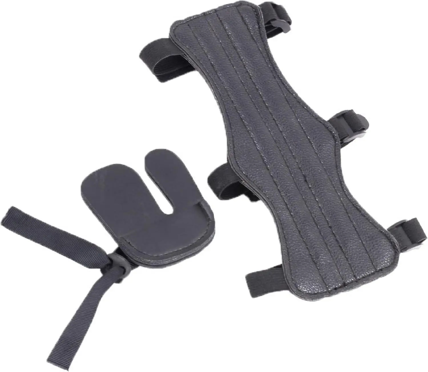 

Forearm Protection Archery Leather Arm Guard with 3 Adjustable Straps Archery Accessories