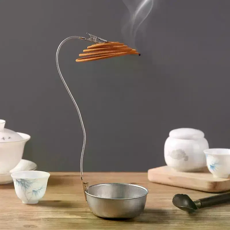 Double Ended Mosquito Coil Holder Clip Broken Incense Clip Stand Mosquito Coil Rack Photo Folder Label Clip Card Holder Portable