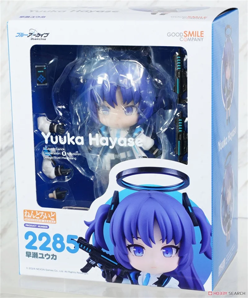 Genuine 100% No.2285 Blue Archive Hayase Yuka Takanashi Hoshino Action Pvc Collection Model Toy Anime Figure Toys