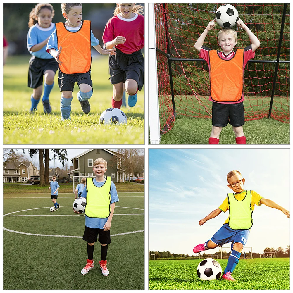 

8 Pcs Training Vest Sport Team Soccer Sports Vests Football Pinnies Youth for s