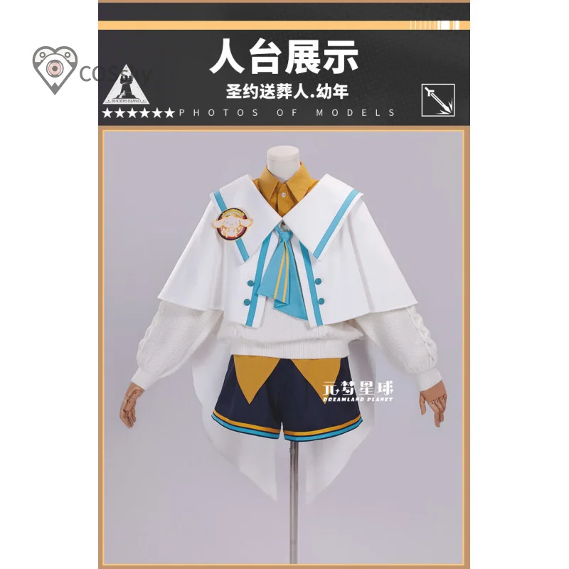 

Game Arknight Executor the Ex Foedere childhood Cosplay Costume New men women casual coat short shirts socks prop Halloween suit