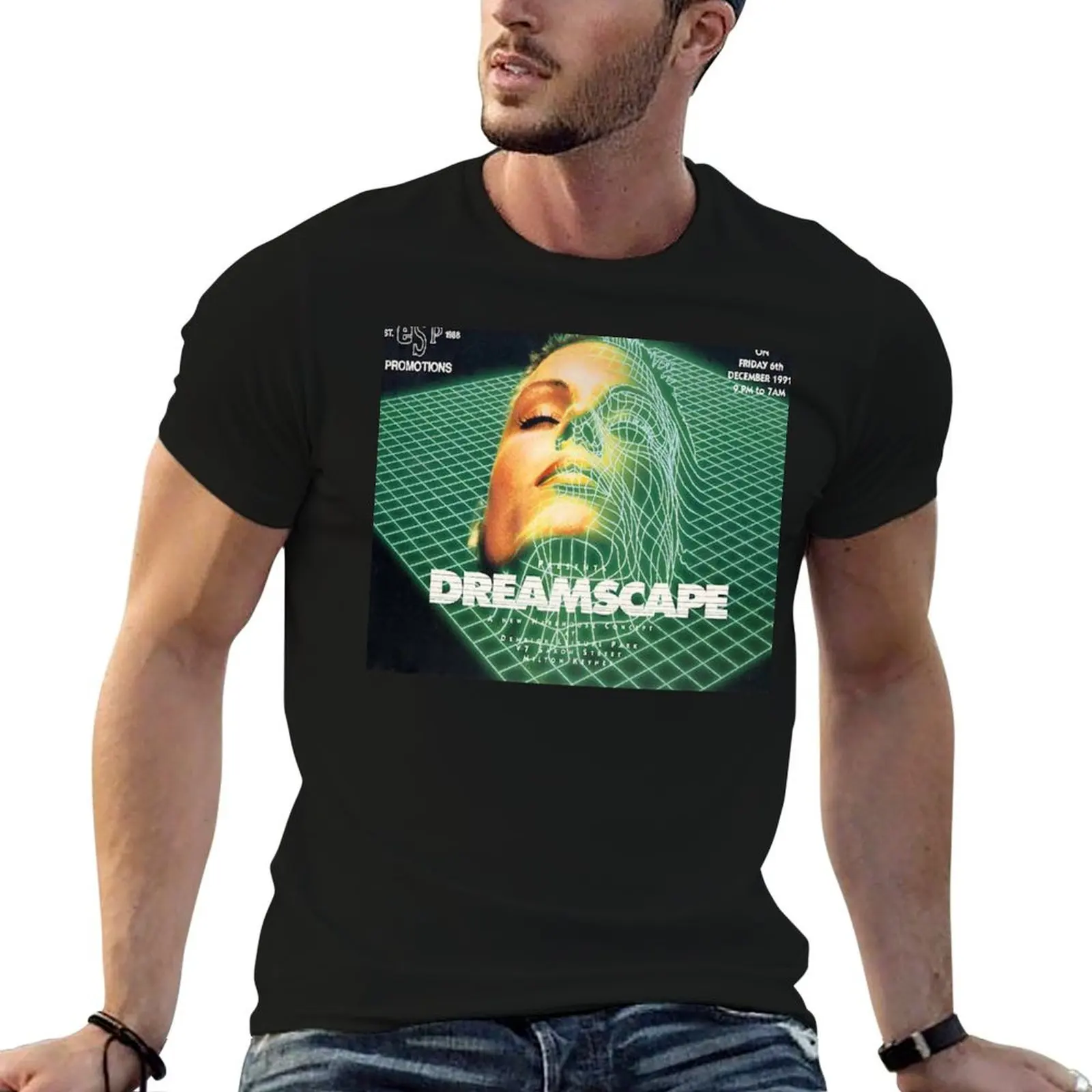 

Dreamscape T-Shirt man t shirt luxury t shirt men 100% cotton luxury brand T-Shirt