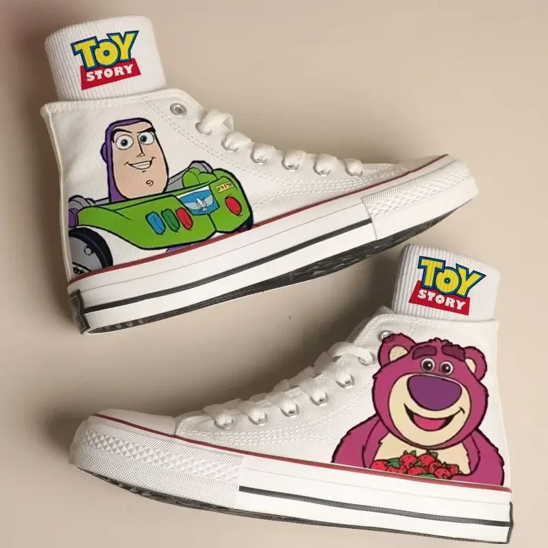 Disney Toy Story scarpe di tela Cartoon Man Womans antiscivolo ventilare Sneakers bambini adolescenti studente scarpe da Tennis Casual