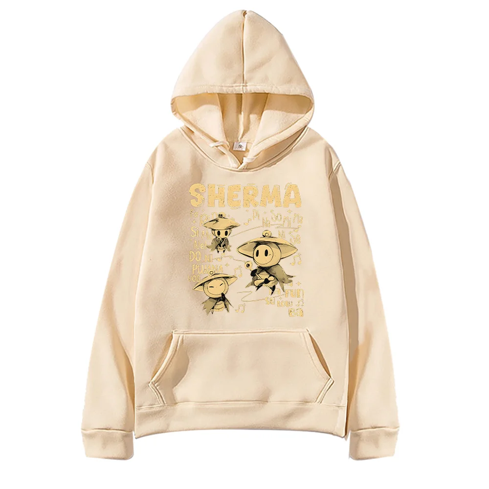 شيرما سونغ هوديس جوفاء نايت سيلكسونغ للجنسين الخريف الشتاء الملابس أزياء عارضة طويلة الأكمام البلوز الكرتون البلوفرات #3