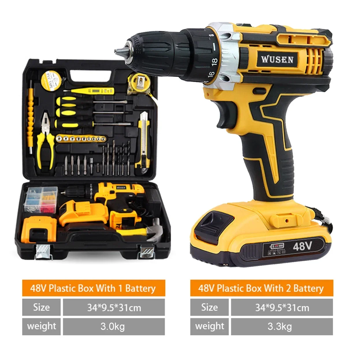 Rechargeable Brushless Bor Cordless Impact Drill Industrial Electric Portable 21v Other Power Drills