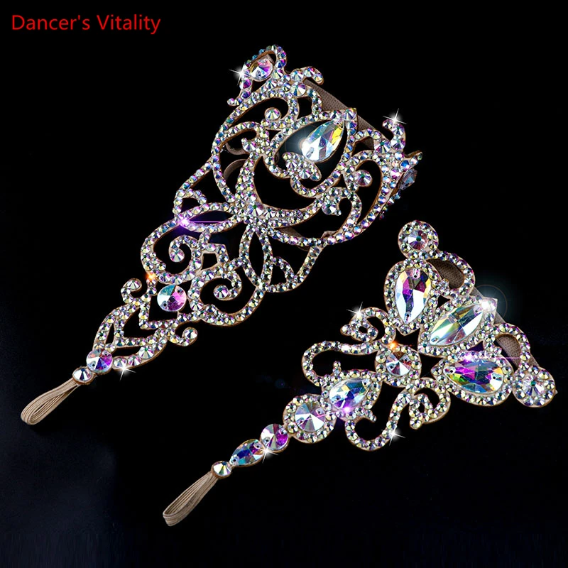 Dance belly dance foot ring for women belly dancing stage performance jewelry competition performance foot decoration accessory