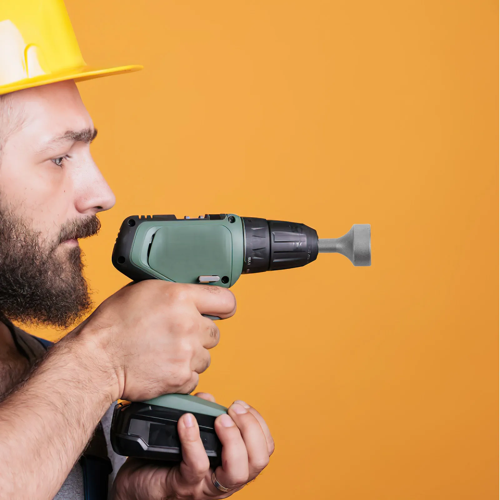 

Усиленный стальной адаптер для забивки заземляющих стержней для перфоратора, набор для переоборудования электрического зубила, для забивания столбов забора