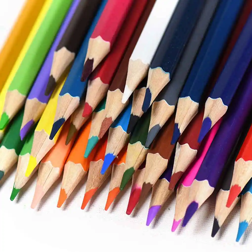 12/24/36 Colors Non-toxic Drawing Wood Colored Pencils Set Painting Stationery Supplies Pencils