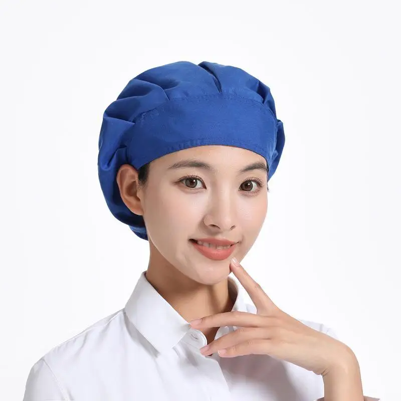 Bonnets chirurgicaux imprimés en coton polyester respirant pour infirmières d'hôpital : médecins, personnel dentaire