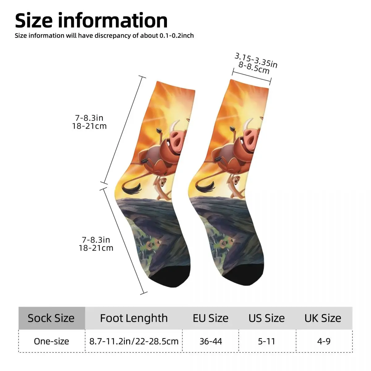 Simba Lion King Kousen Dames Heren Sokken Comfortabele Casual Sokken Winter Klimmen Anti Slip Grafische Sokken Cadeau