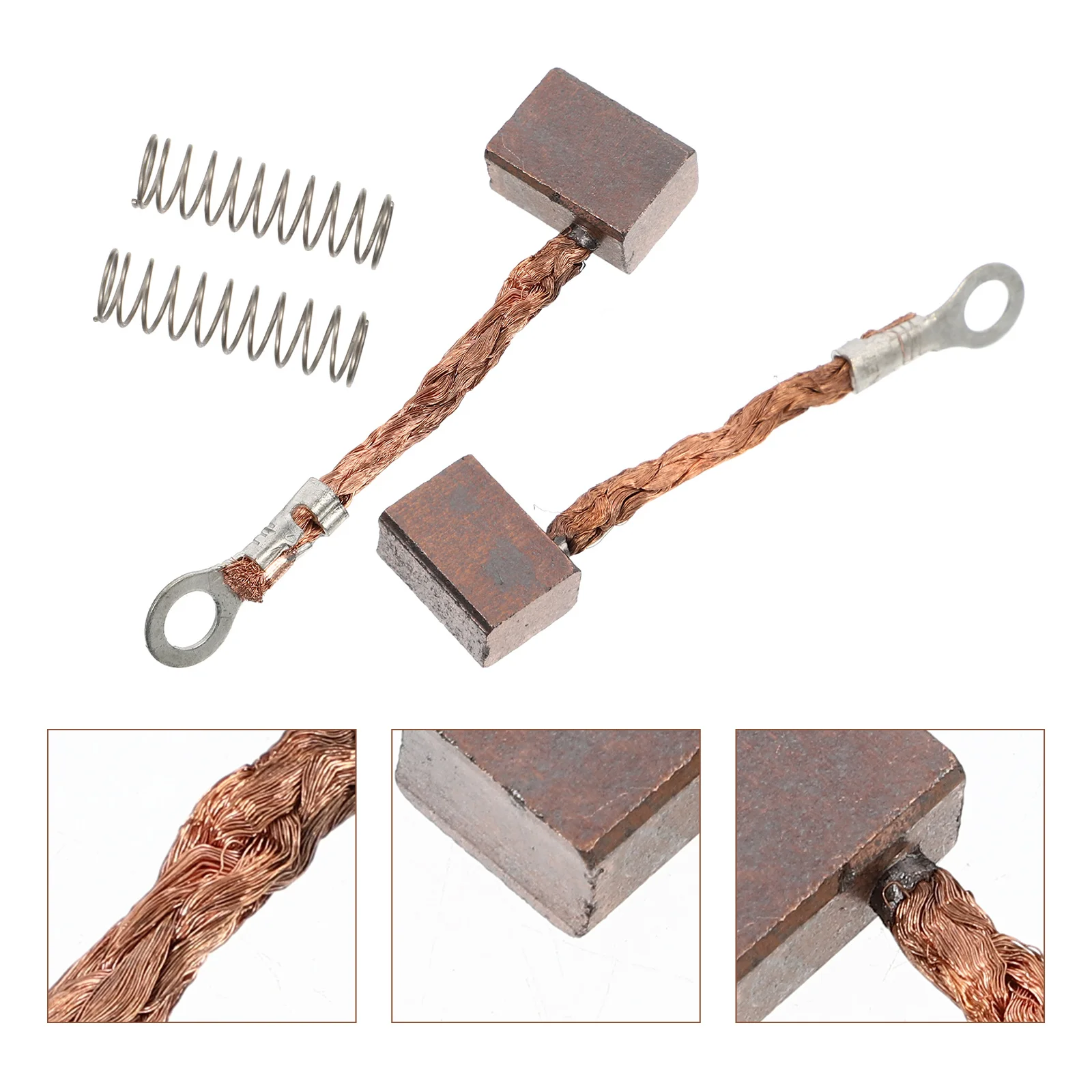 Cepillo de carbón para Motor marino, Material de alta calidad, diseño práctico, buena experiencia, accesorios para barcos, 2 uds.