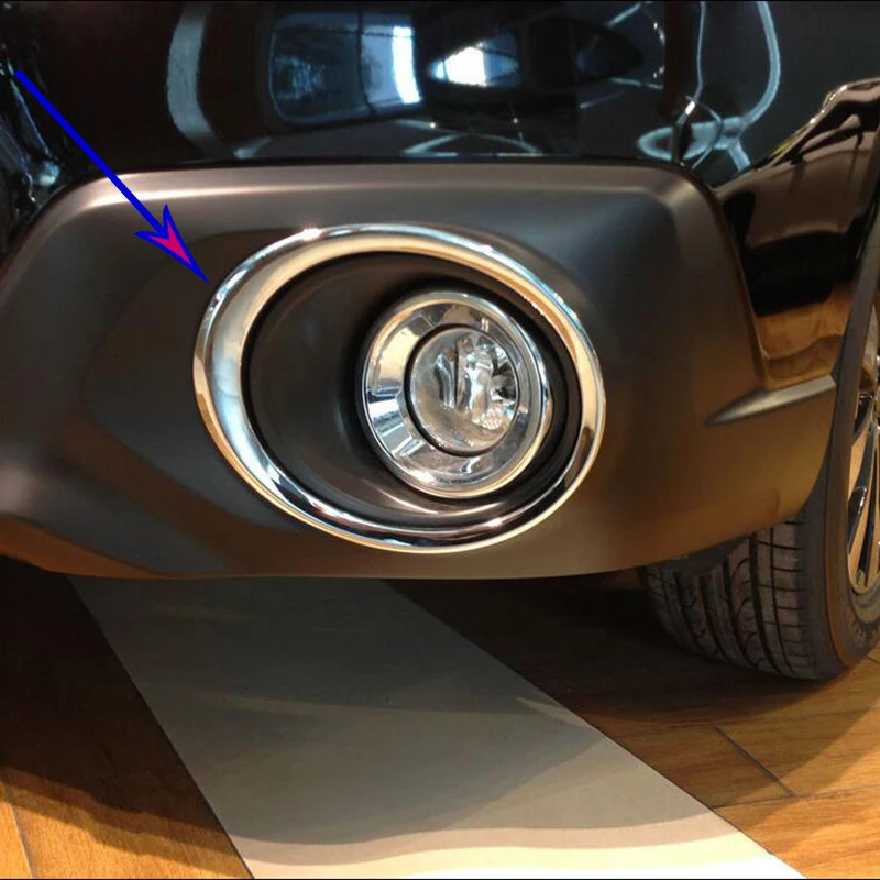 

Для Subaru Outback 2015 2016 ABS хромированная передняя противотуманная фара, крышка лампы, накладка, отражатель, гарнир, противотуманная фара, 2 шт., аксессуары для стайлинга автомобилей