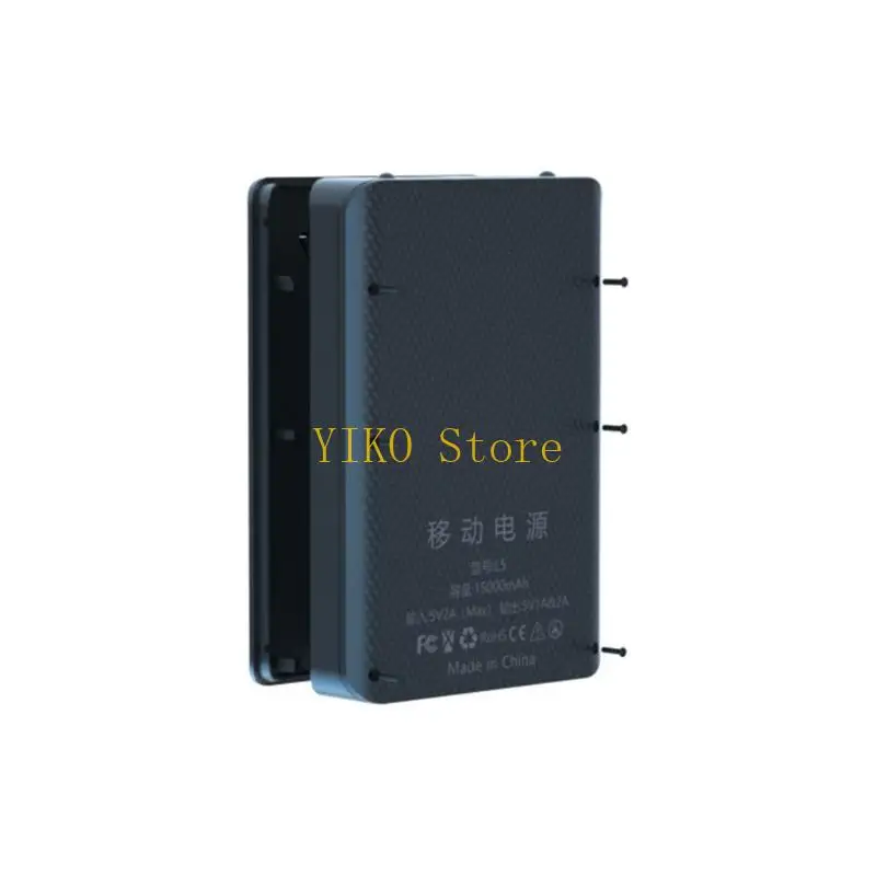K32C Multifunctional for Shell Box with 2 USB Output Ports 5 Slot Batteries Container DIY for Case