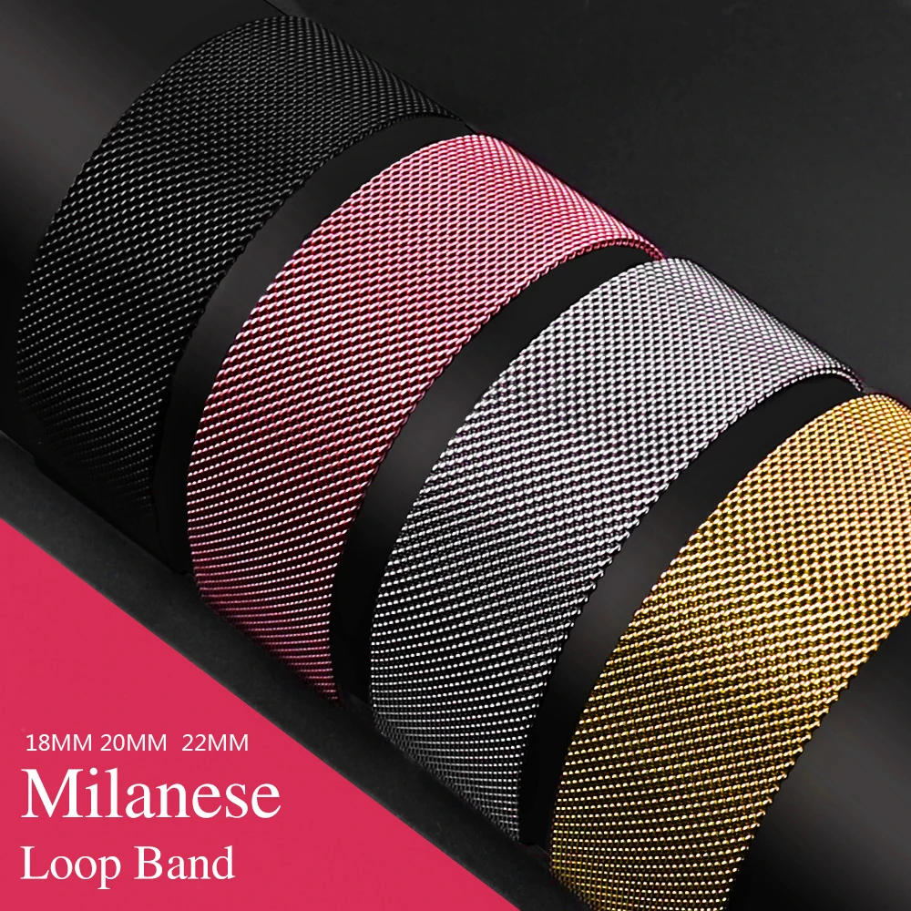 

Milanese Magnetic Loop Strap For DOOGEE CR1 CS1 CS2 Smart Watch Bands For DOOGEE D11 CR1Pro CS3 Metal Wristband Belts Correa