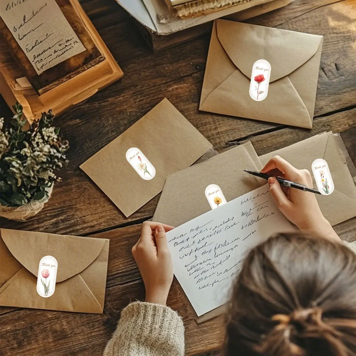 50pcs This Package Is Happy To See You Too Stickers Small Business Gift box packaging decor Thank You Sticker Seal Labels