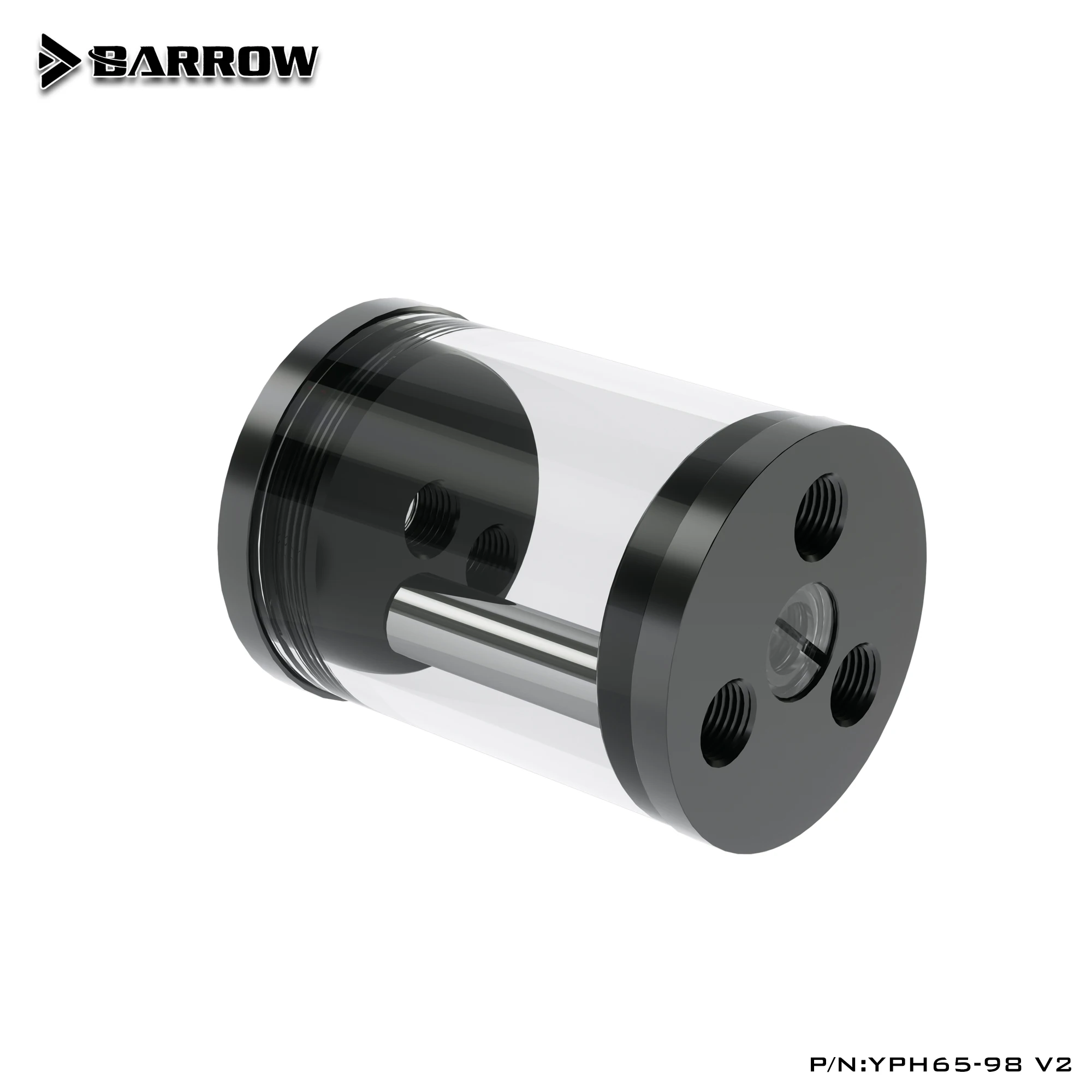 Barrow YPH65 V2 65mm akrylowe przezroczyste zbiornik 98 135 220 300mm — zdjęcie 3