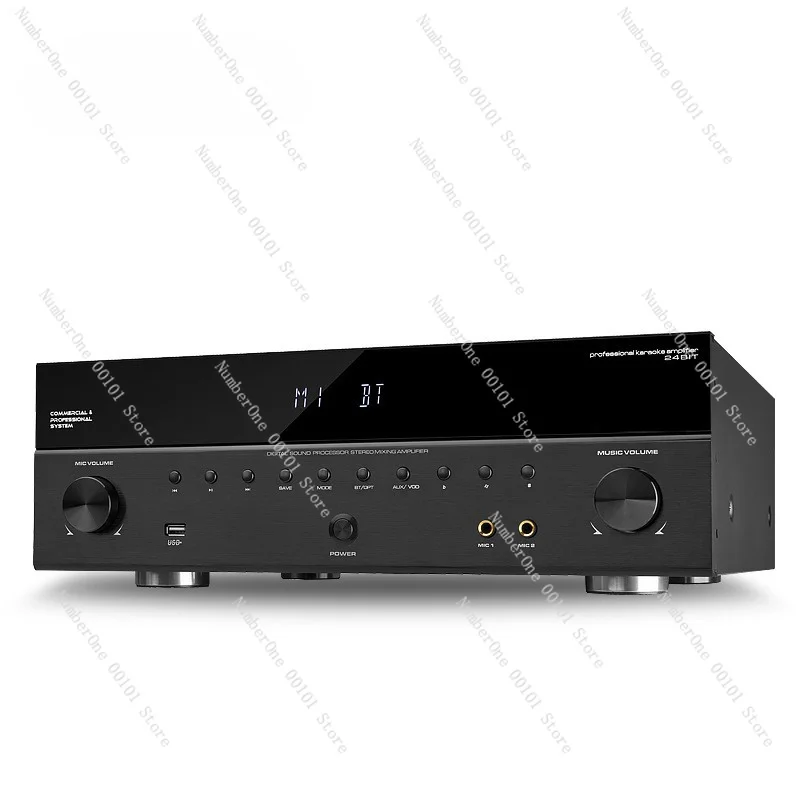 Dsp effects bluetooth home theater system, high-power 5.1 amplifier, dual-codec audiophile grade