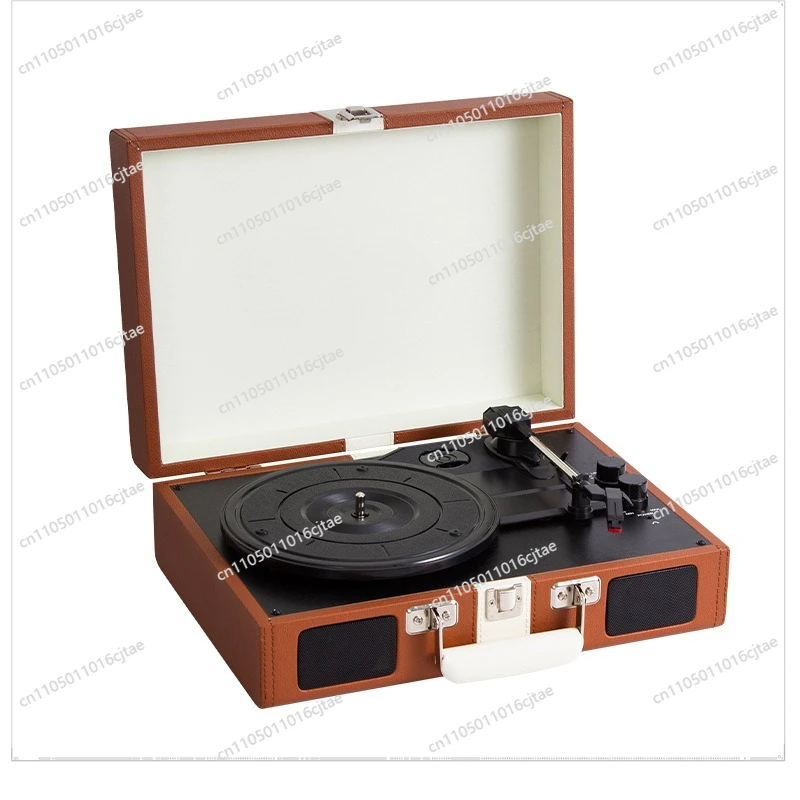 For Vinyl Record Player Retro Phonograph Bluetooth Stereo Living Room European Ornament Wedding Gift