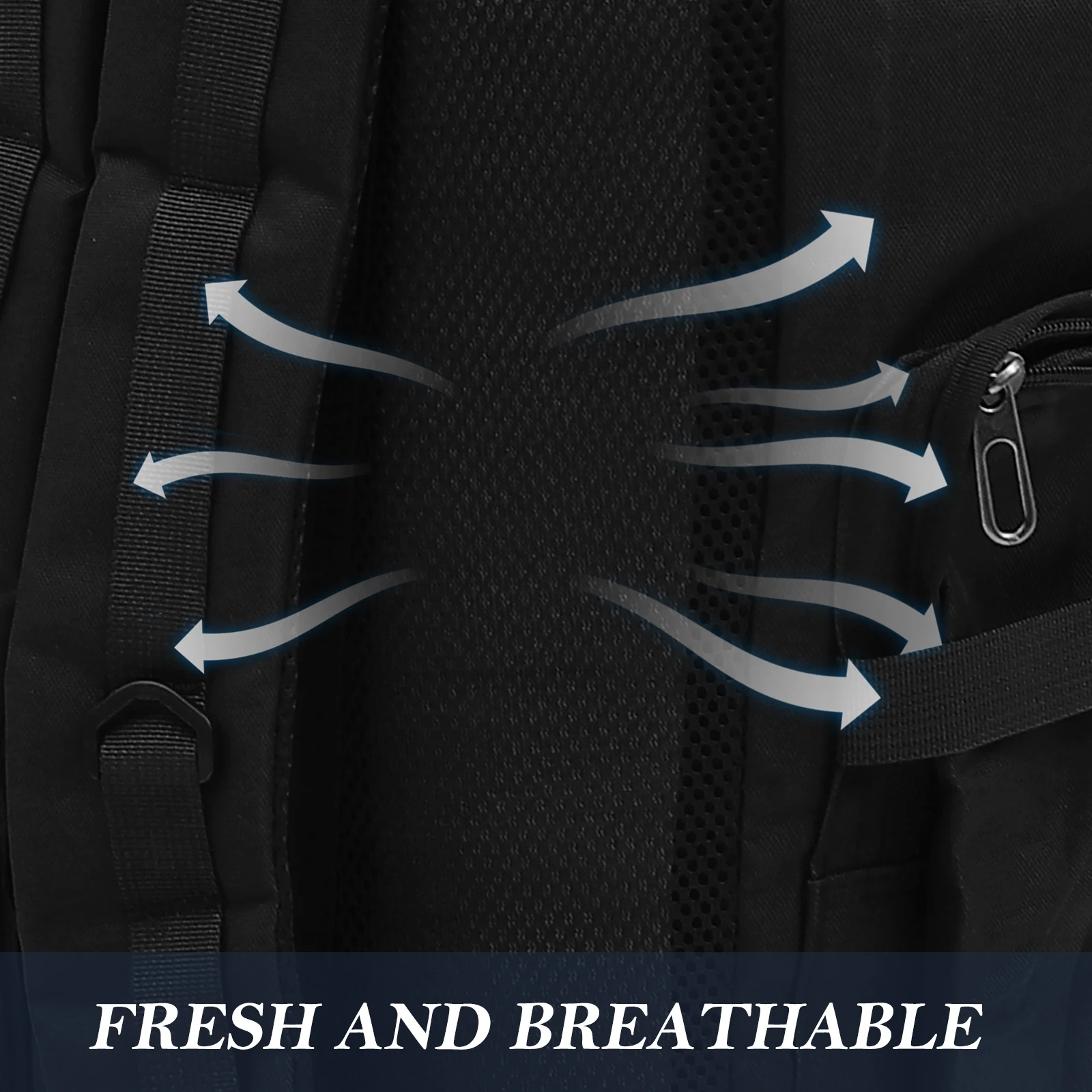 

Waterproof Backpack Oxford Cloth Durable Breathable Bag for Camping Hiking Sports Outdoor Mountaineering Large Capacity Multiple