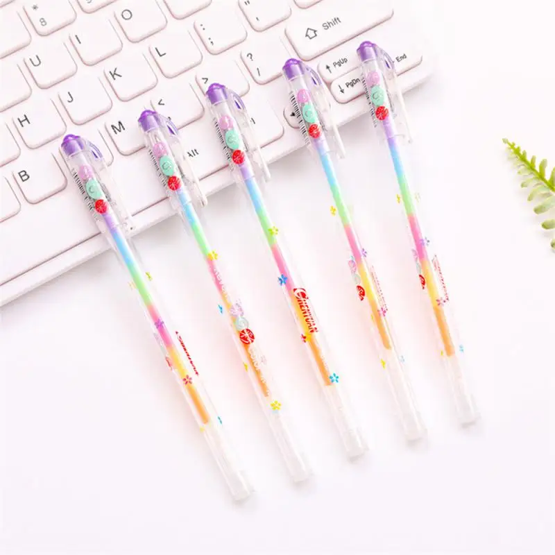 Graffiti Pen Bright Colors Quick Drying Ink Solid User Friendly Art Supplies Gel Pen Cute Design Not Easily Deformed Durable