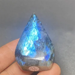 Natural Polished Labradorite Crystal Ornament Meditation Chakra Healing Gemstone Mineral Feng Shui Ceremony Home Decor