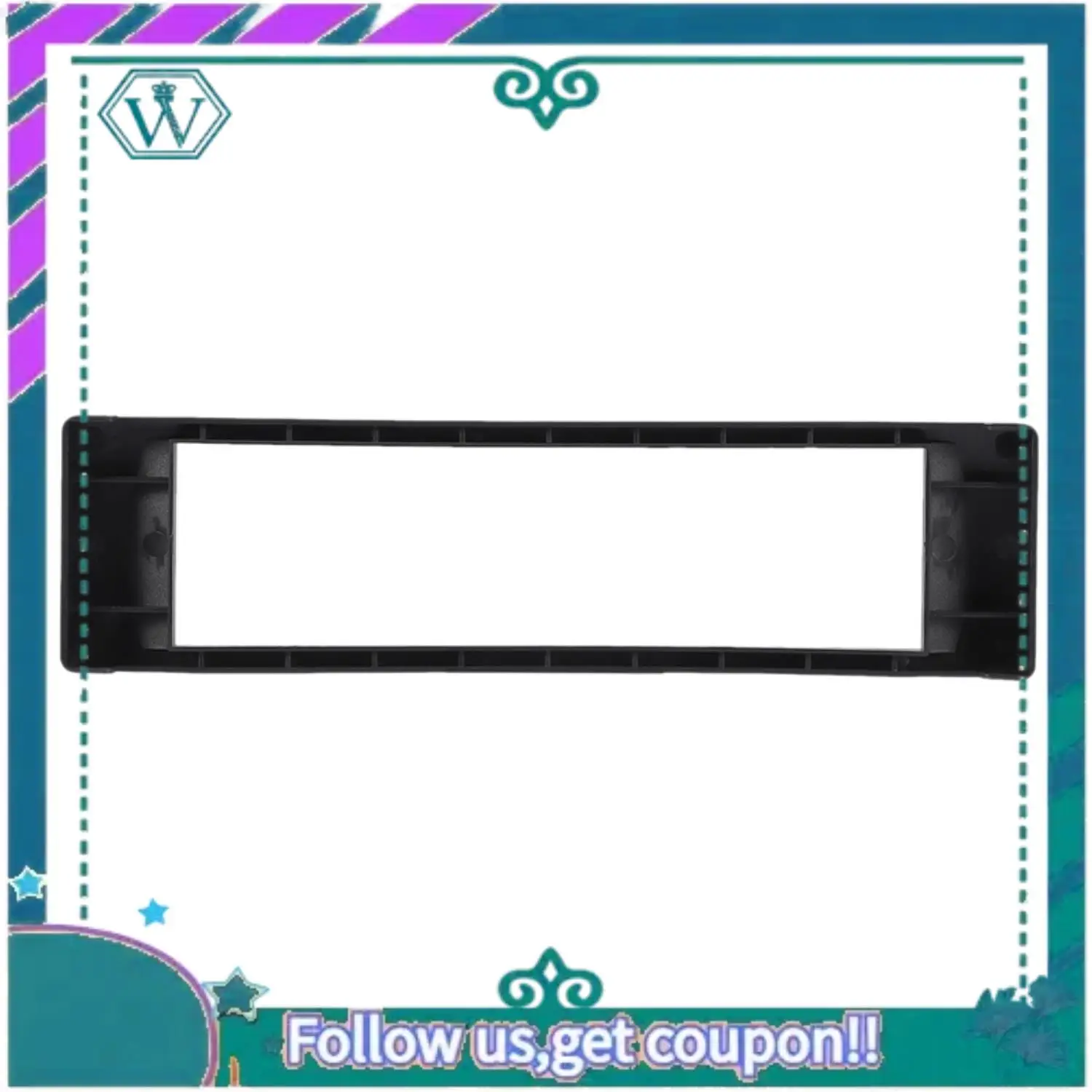 AA92-1 Din Car Stereo Radio Trim Panel Fascia Frame Kit For  A6 2003 Car Radio Fascia DVD Frame Auto Stereo Panel Refit Kit