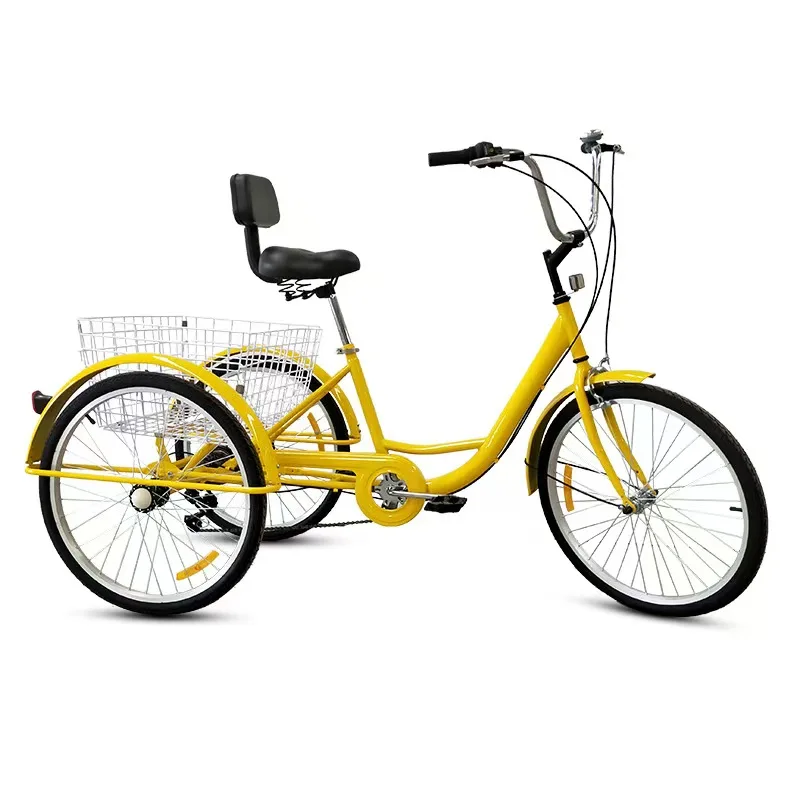 

Two Rear Wheel Front Loading Cargo Tricycle Bike GW-7001 Front Load Folding Urban Commute Steel Aluminum Alloy for Women