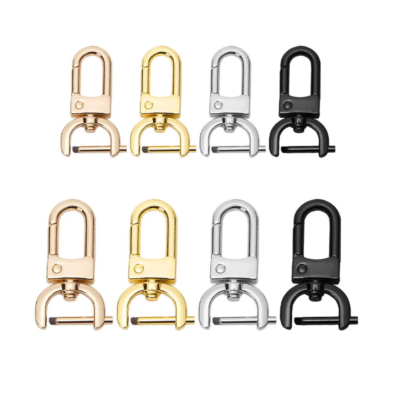 Detachable Snap Hook Swivel Clasp, Swivel Snap Hooks Purses Clasp, Durable, Easy