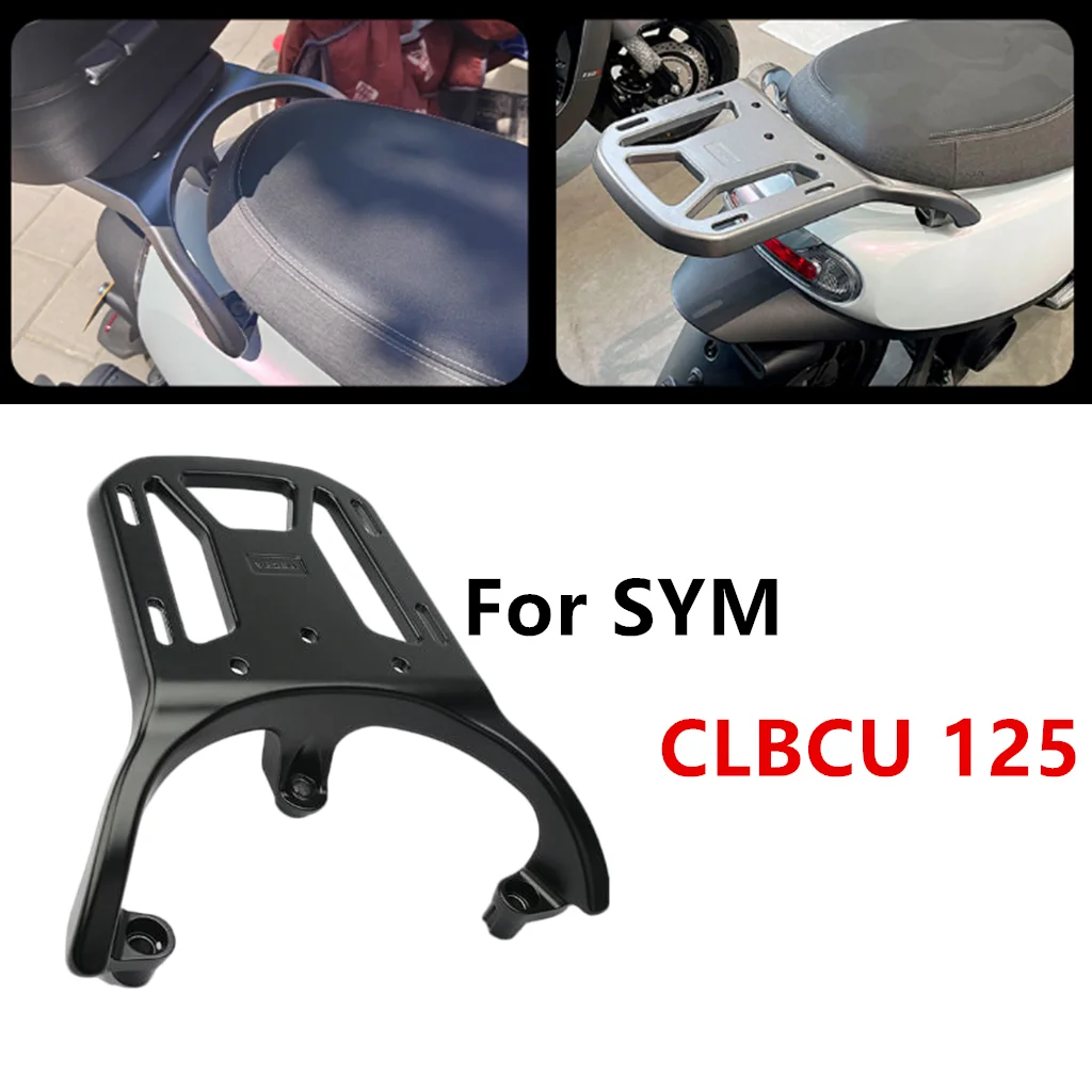 Motorcycle Luggage Rack  Rear Cargo Carrier Top Box Bracket Extended Plate Aluminum Alloy Thickened Rear Shelf for SYM CLBCU 125